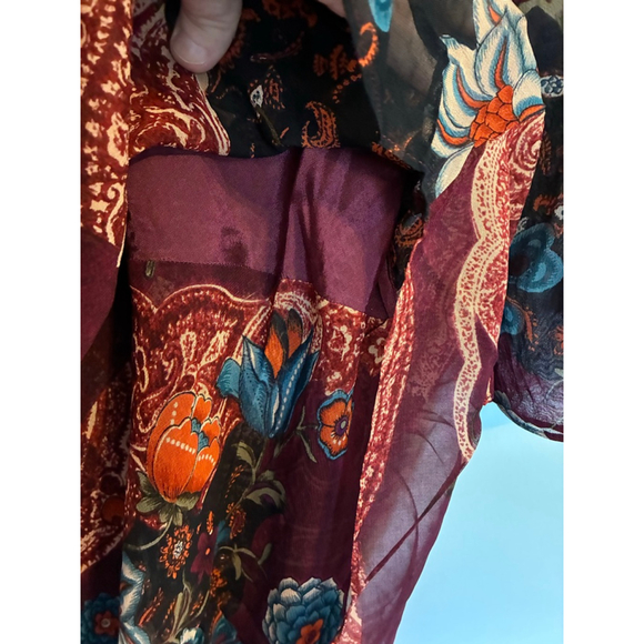 0167 NWT Chaudry kc bohemian style dress. Size Small - Picture 6 of 13